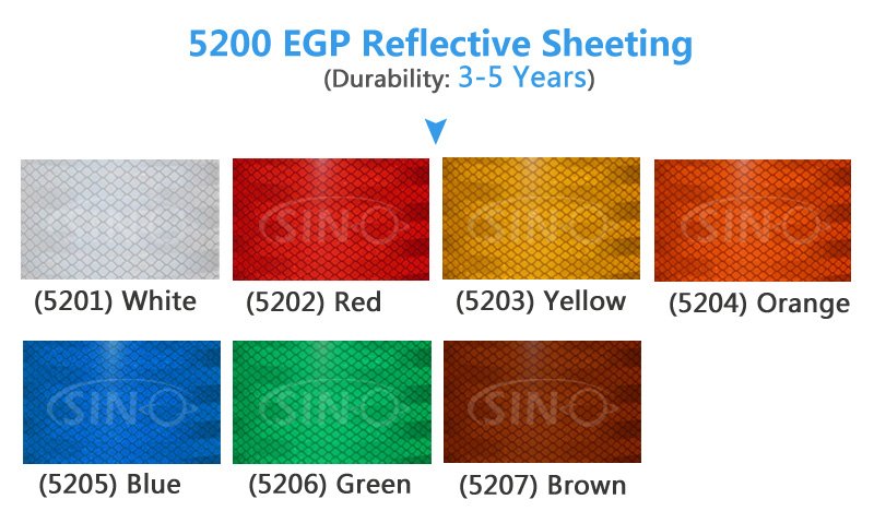 5200 EGP Engineering Grade Honeycomb Reflective Sheeting