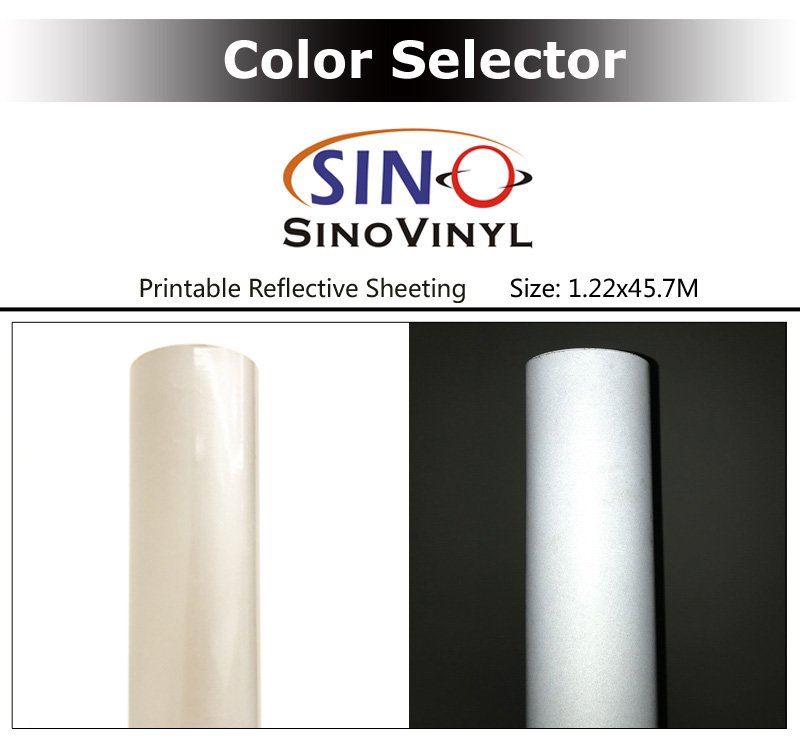 Eco Solvent Printable PVC Material Reflective Sheeting