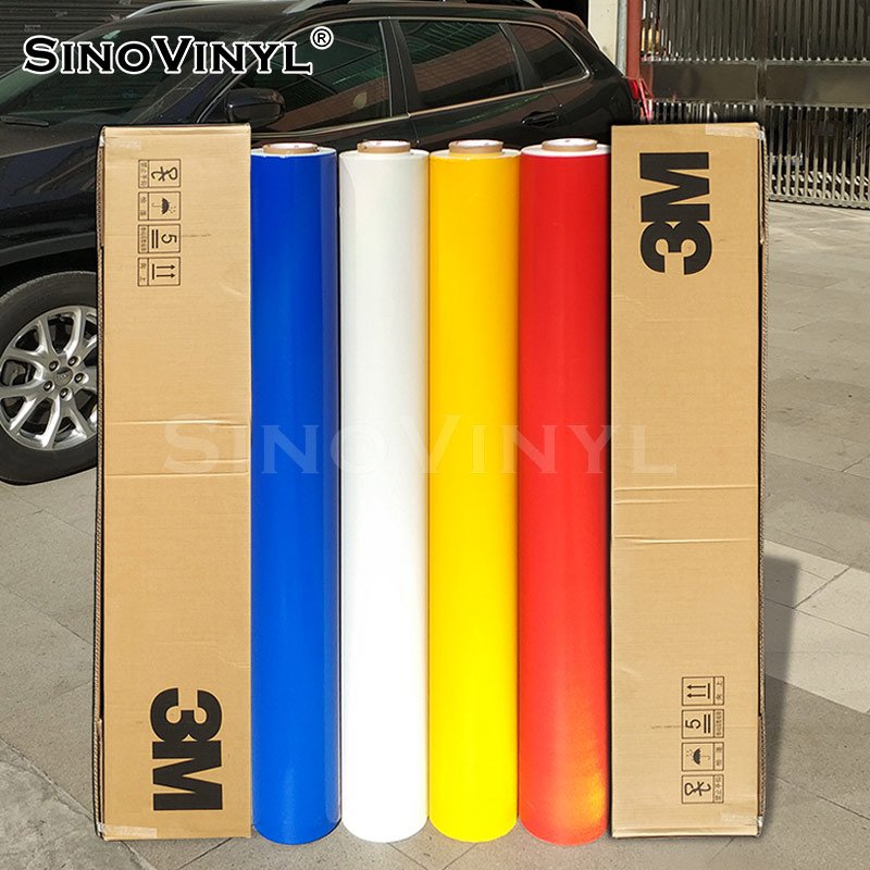 3M Reflective Sheeting Roll Film Vinyl For Traffic Safety Facilities