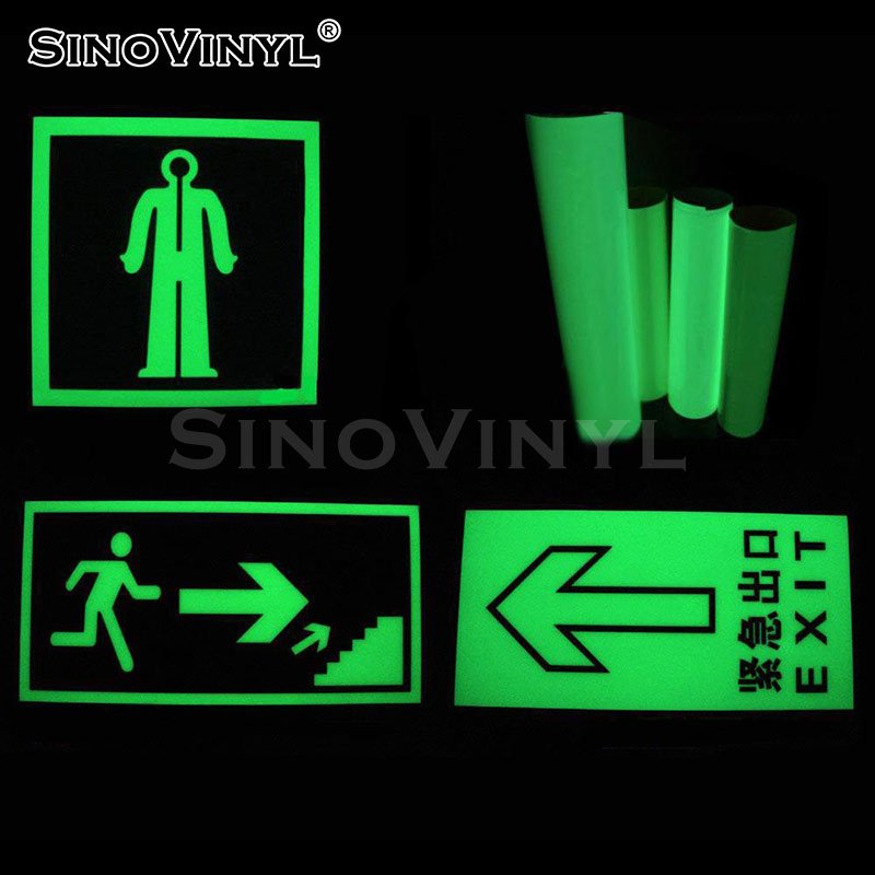 Glow In The Dark Vinyl Self Adhesive Luminous Film
