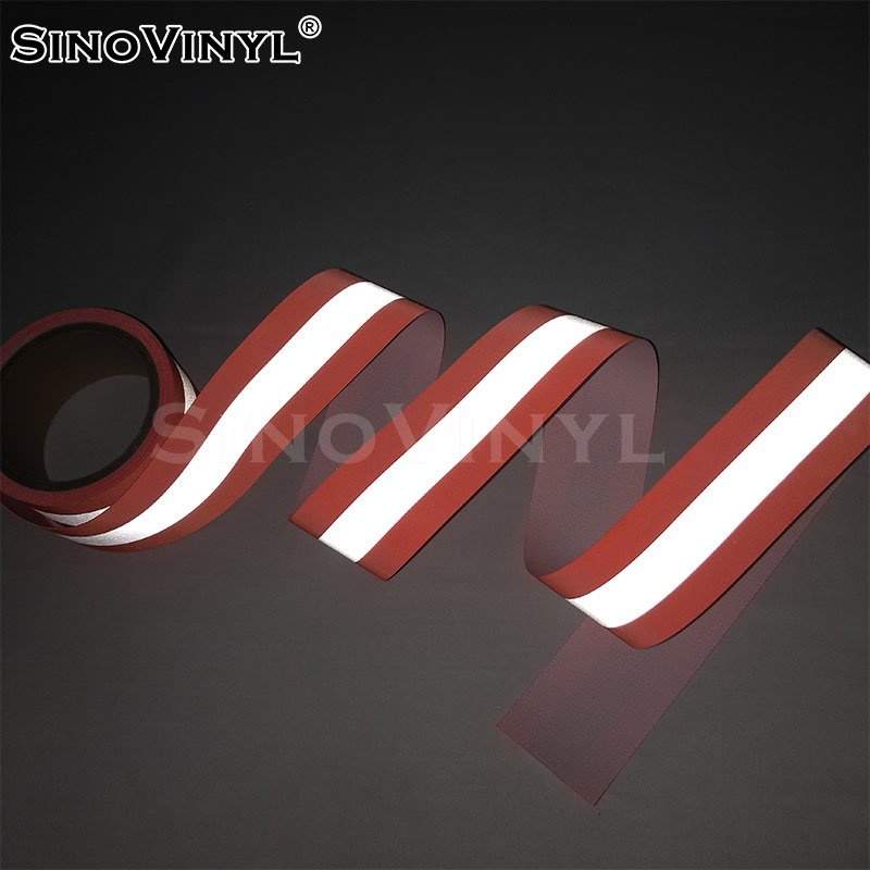 Customizable Reflective Strips Polyester Material For Clothing