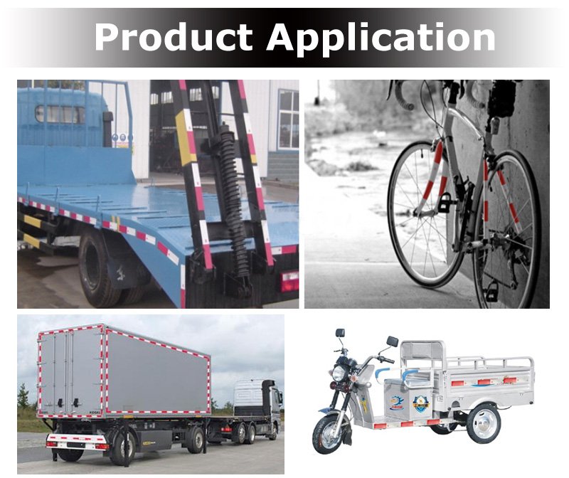 High Visibility Reflective Tape Red and White for Vehicles Truck for Road Safety