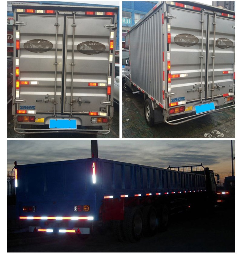 High Visibility Reflective Tape Red and White for Vehicles Truck for Road Safety