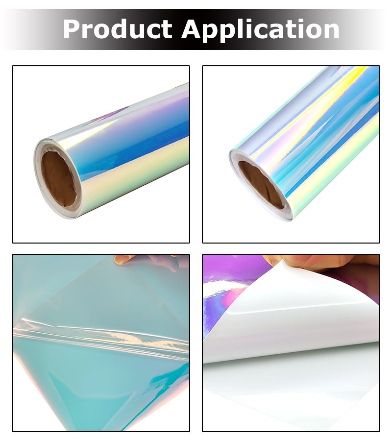 Wholesale Luminous Rainbow Waterproof Printing Glossy PVC Glow In The Dark Vinyl