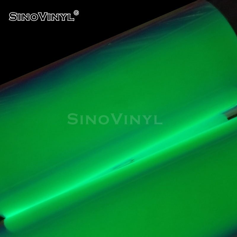 1.37x50M Scratch Resistant Glossy PVC Photoluminescent film For Poster Materials