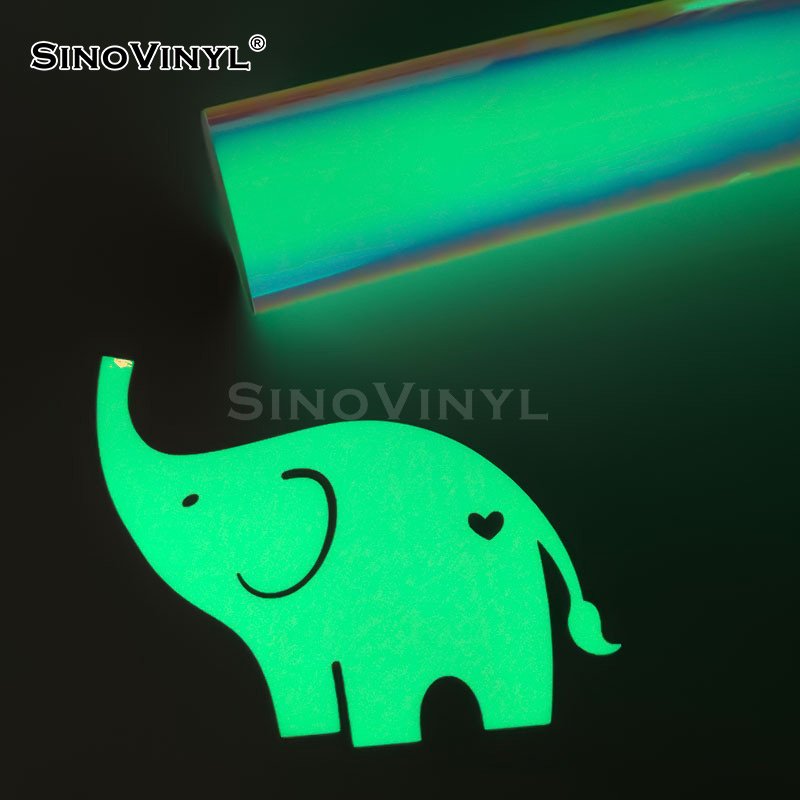 Self-adhesive Removable Printing Wall Decals Rainbow Luminous Stickers For Cartoon Wall